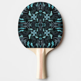 Abstract Aquatic Shaded Repeating Pattern Swirls Pingisracket