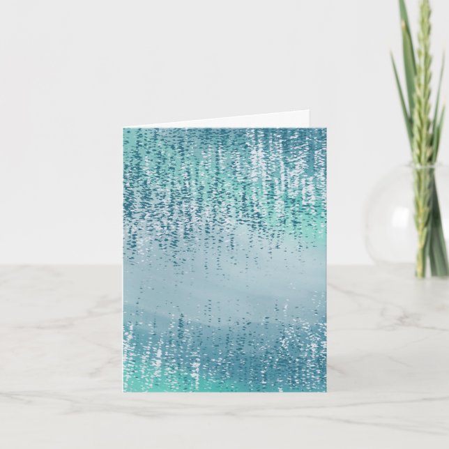 Abstract Art Blank Note Card Kort (Framsida)