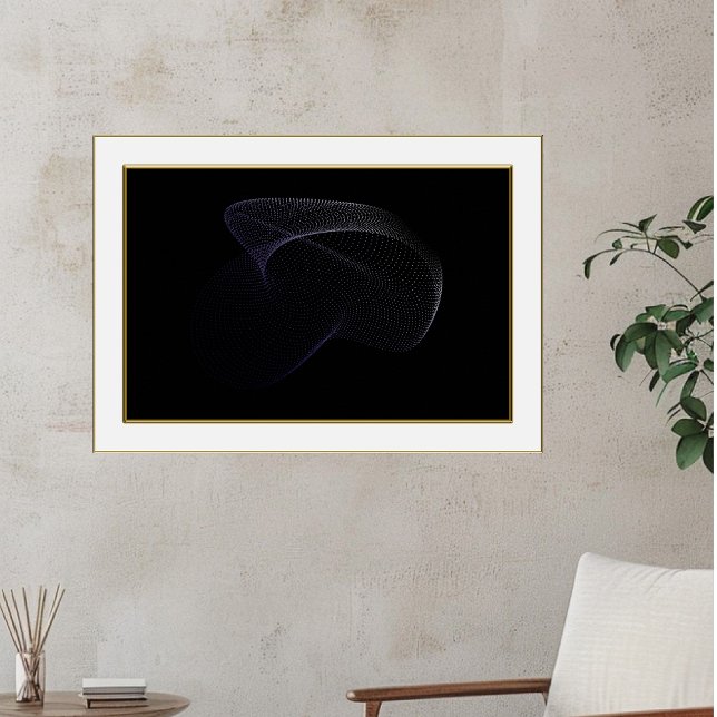 Abstract art, digital print, wall decor, minimal poster (Skapare uppladdad)