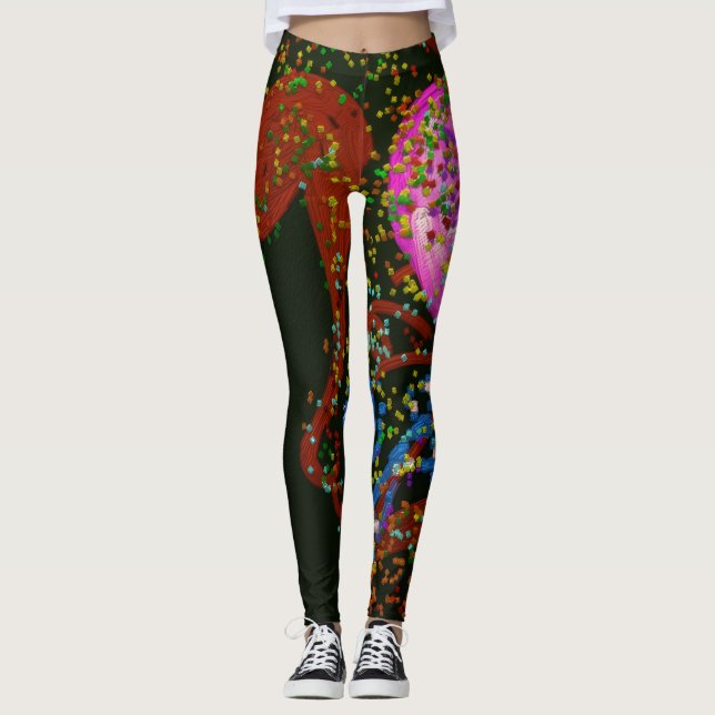 Abstract Art Leggings (Framsida)