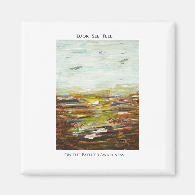 Abstract Art Magnet  - “On the Path to Awareness” (Framsidan)