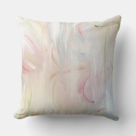 abstract art pastel pillow kudde