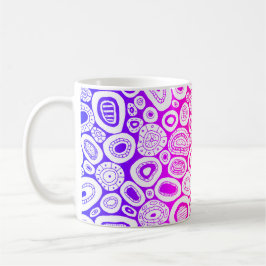 Abstract Art Random Blobby Shapes  Kaffemugg