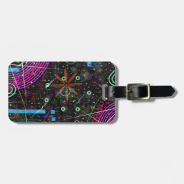 Abstract Art: Satellite  Bagagebricka