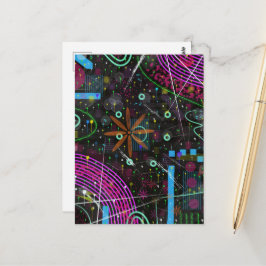 Abstract Art: Satellite  Vykort