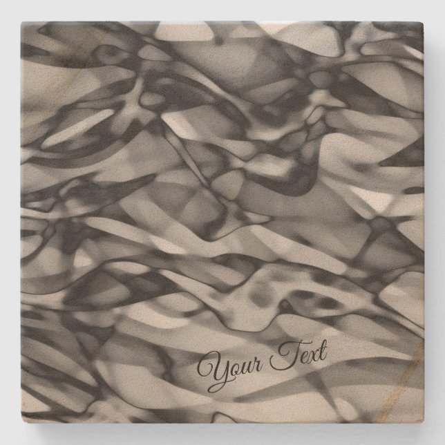 Abstract Art w Optional Personalized Text Stenunderlägg (Framsidan)