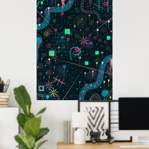 Abstract Art: Winter Skies