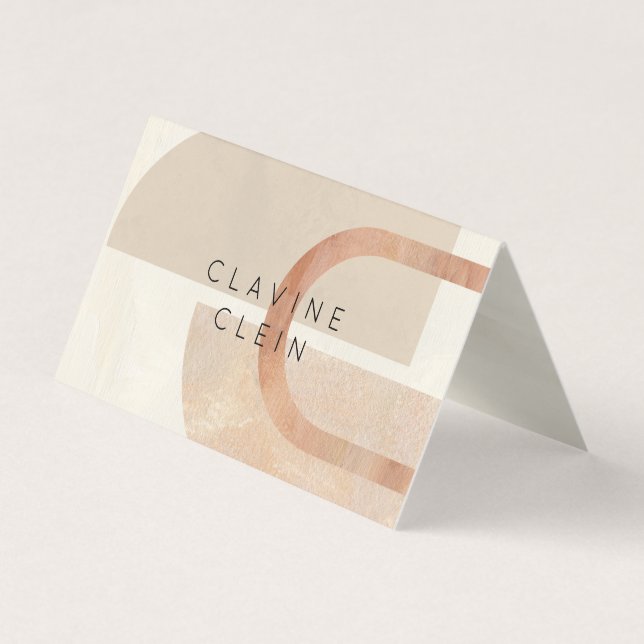 Abstract Artist Art Atelier Artisan Creative Busin Visitkort (Framsida)