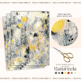 Abstract Artistic Texture Design Tissue Paper