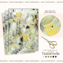 Abstract Artistic Texture Design Tissue Paper