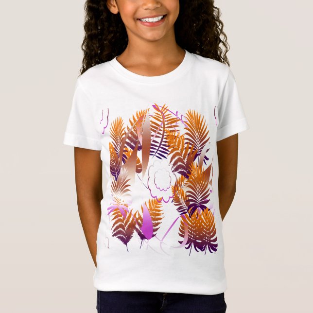 Abstract Autumnal Melancholy T Shirt (Framsida)
