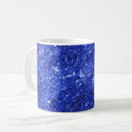 Abstract Background in Cobalt Blue Kaffemugg