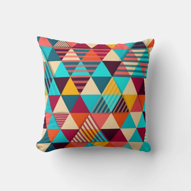 Abstract background with triangle shapes. Modern g Kudde (Framsida)