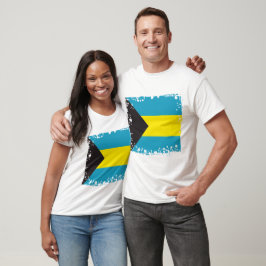 Abstract Bahamas Flag, Bahamian Colors, t-shirt