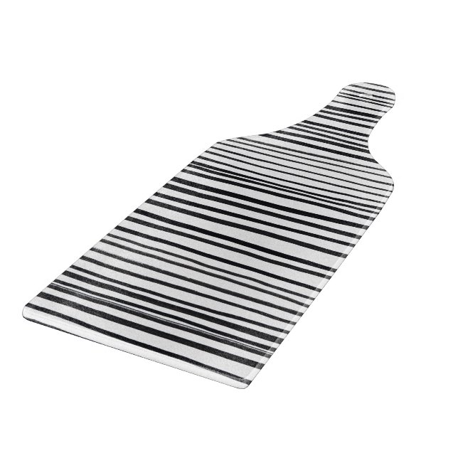 Abstract Black And White Stripes And Lines Pattern (Hörn)