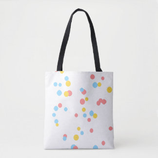 Abstract Bloom – All-Over Artistic Floral Tote Bag Tygkasse