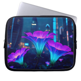 Abstract Bloominescent 10' Laptop Fodral