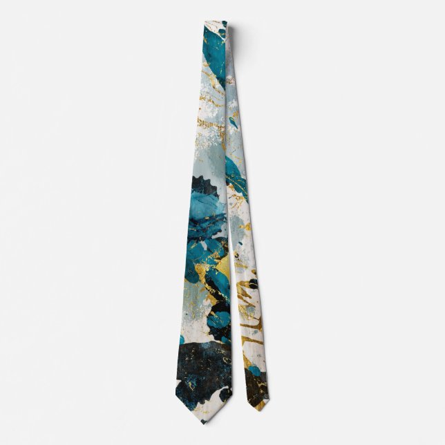 Abstract blue navy and gold textures slips (Framsida)