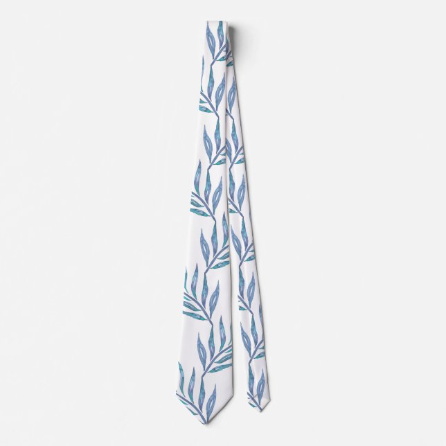 Abstract blue palm leaves slips (Framsida)