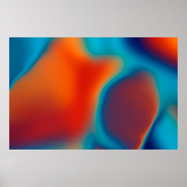 Abstract blur background with colorful blue-light  poster (Framsidan)
