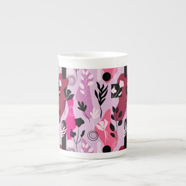 Abstract Botanics Benporslin Mugg (Framsidan)