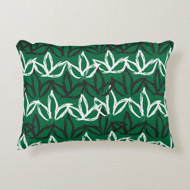 Abstract Brush Strokes Seamless Pattern,  patterns Prydnadskudde (Framsidan)