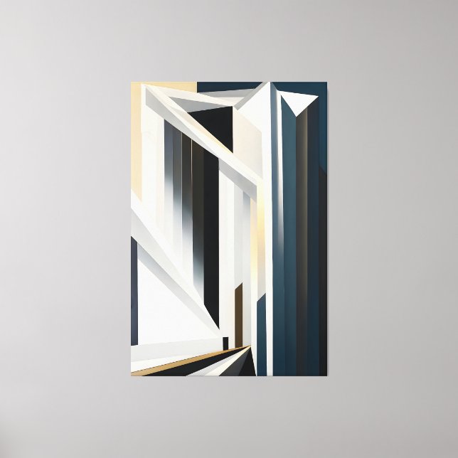 Abstract Building Canvastryck (Framsida)