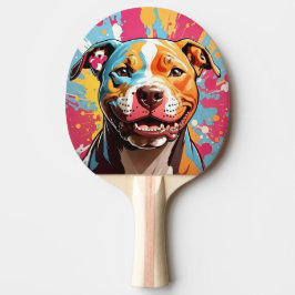 Abstract Cat With Yellow Eyes Pingisracket