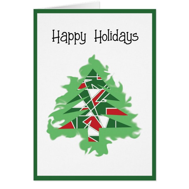 Abstract Christmas Tree OBS Kort (Framsidan)