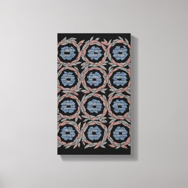 Abstract Chroma Bloom Canvastryck (Framsida)