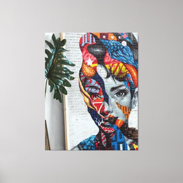 Abstract Classic Art Shape Canvastryck (Framsida)