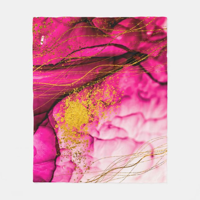 Abstract clouds-ART. Transparent creativity. Maste Fleecefilt (Framsidan)