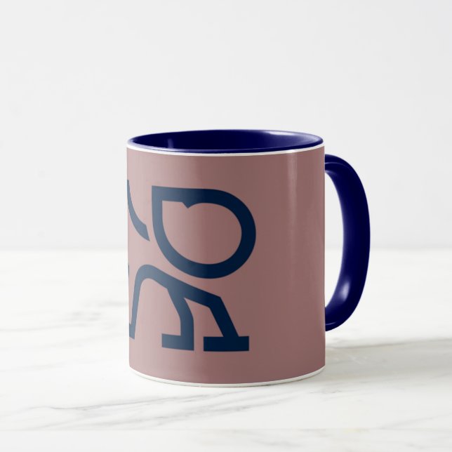 abstract coffee mug mugg (Framsida höger)