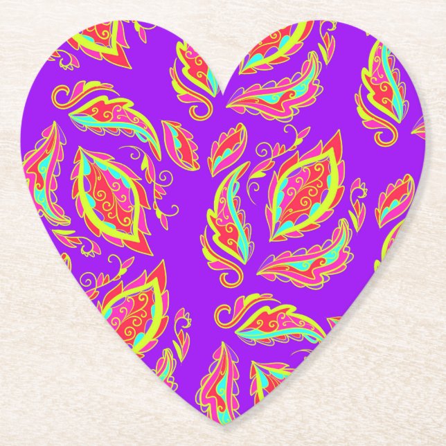 abstract,color,pattern, indian,mandala,purple underlägg papper (Framsida)