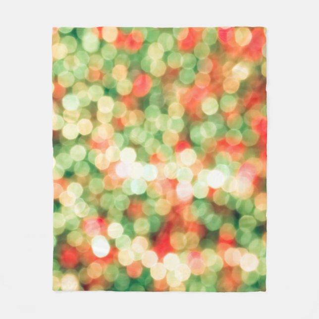 Abstract colorful bokeh background fleecefilt (Framsidan)