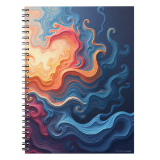 Abstract colorful notebook. anteckningsbok