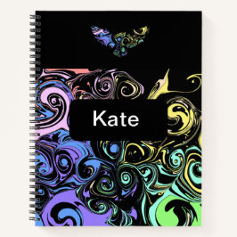 Abstract colorful swirls 