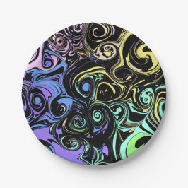 Abstract colorful swirls 