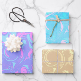 Abstract colorful swirls 