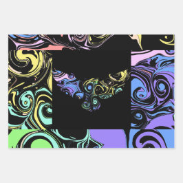 Abstract colorful swirls 