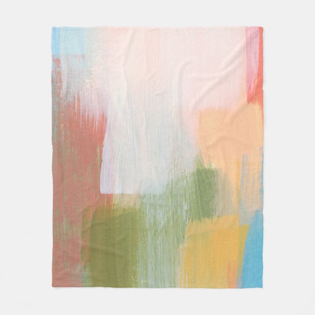 Abstract colourful design. Versatile artistic. Bru Fleecefilt (Framsidan)