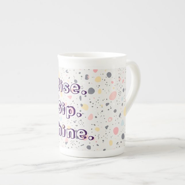 Abstract Confetti Mug – Modern High-Energy Pattern Benporslin Mugg (Framsida höger)