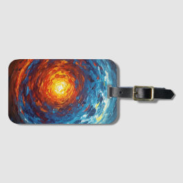 Abstract Core - Painterly Style Vibrant Art Bagagebricka