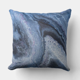 Abstract Deep Blue Marbled Clouds Kudde
