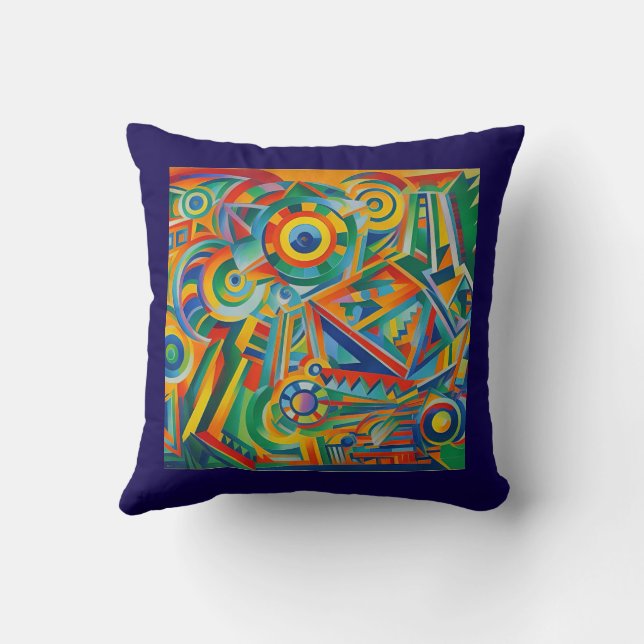 Abstract design kudde (Baksida)