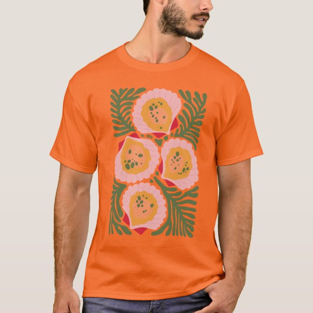 Abstract Design Manar's Graphic T-Shirt (Framsida)