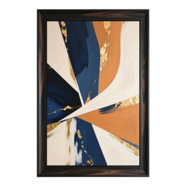 Abstract Design Wall Art Fototryck (Framsidan)