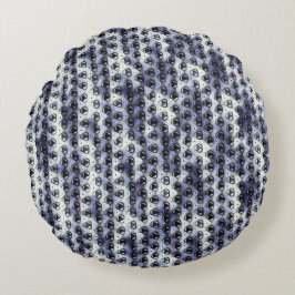 Abstract digital pattern 1191 - Round Pillow Rund Kudde