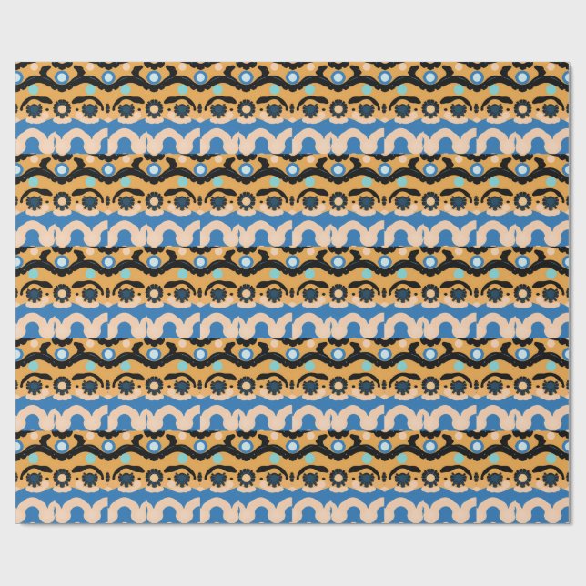 Abstract Dream Wave – Vibrant Surreal Flow Presentpapper (Platt)