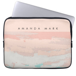 Abstract Elegance Beige Cute Stylish  Laptop Fodral